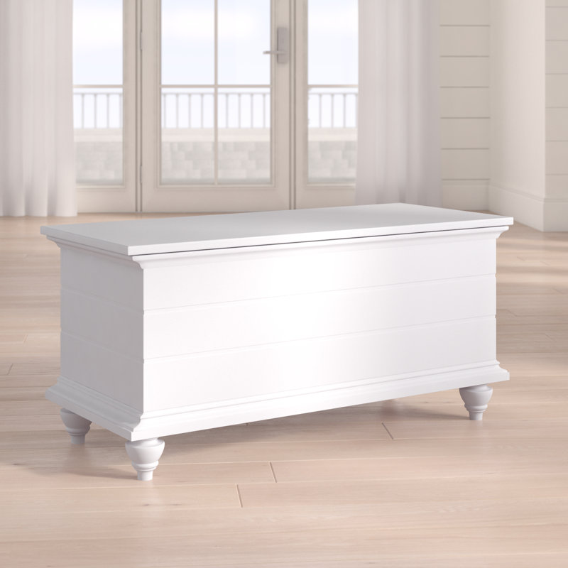 Kittrell Storage Bench, Bright White