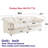 Modern 99.2" Tufted Chenille Sofa - Spacious & Ultra-Comfy-599200910