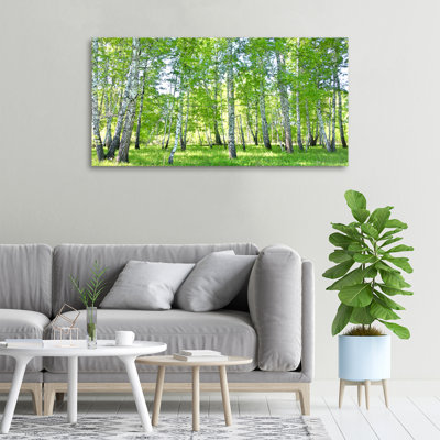 Birches - No Frame Print on Canvas
