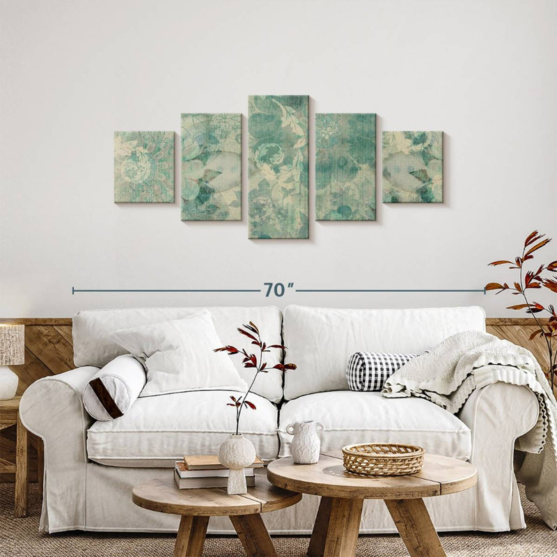 Fleurs de rêve en fleurs, H 24 po x l 55 po