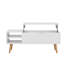 Bronwen Four Leg Coffee Table with Storage-1569069038