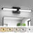 Modern Bathroom 24 Inch Dimmable Led Black Vanity Lights-682514178