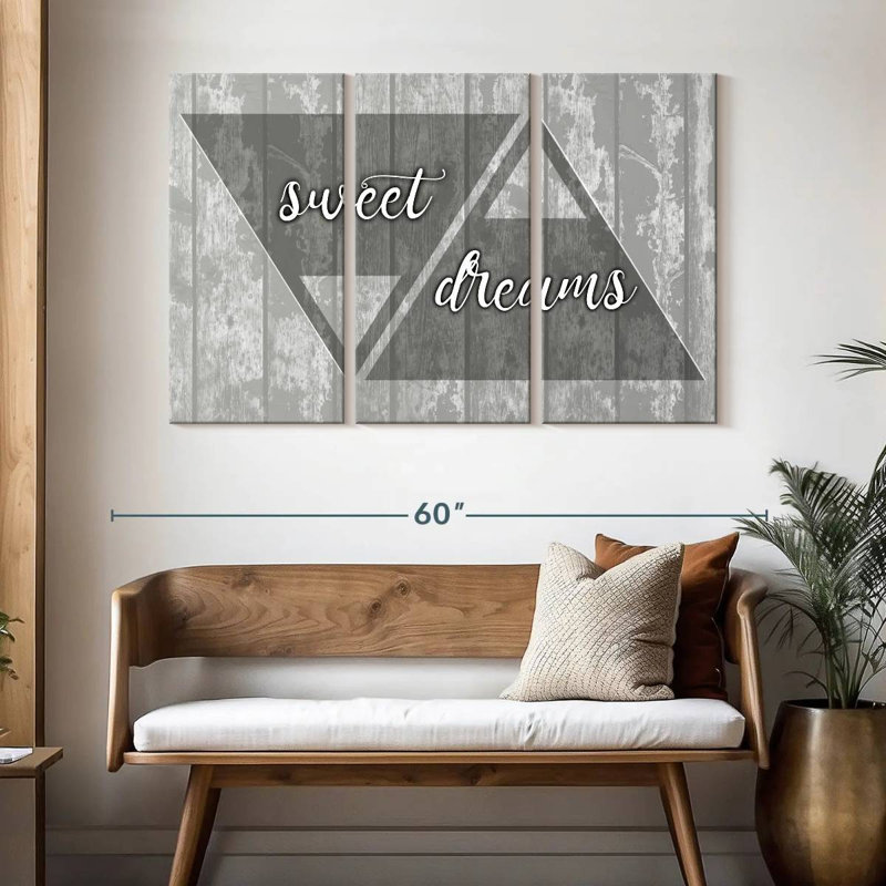 Tergel Dreams & Ambitions Quote, 32" H x 50" W