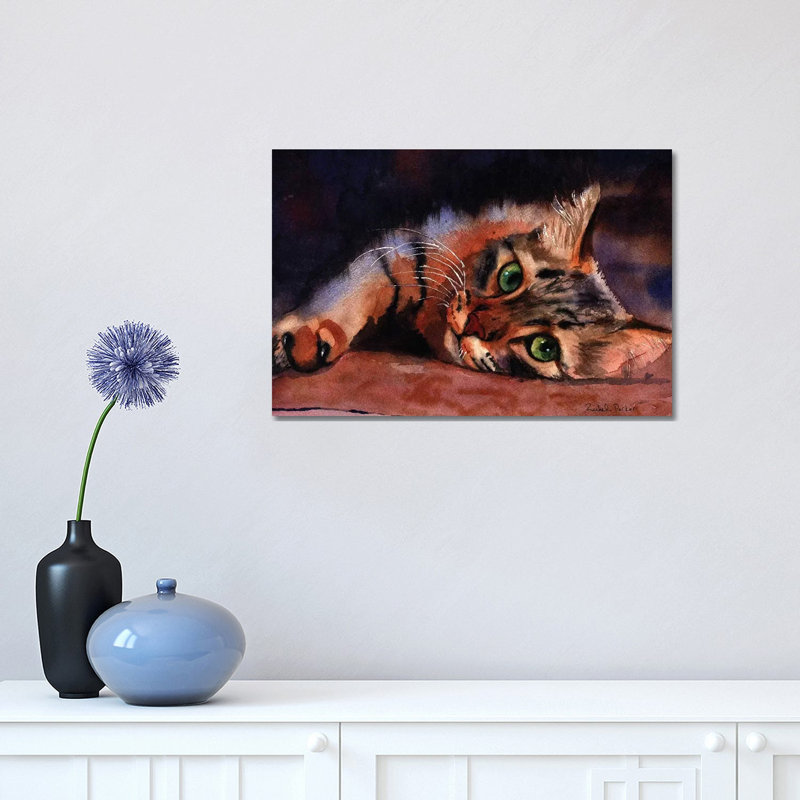 «Floored» par Rachel Parker - reproduction d'art, Aucun mat, Toile tendue, H 12 po x l 18 po x 1,5 po