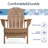 Foldable HDPE Adirondack Chair – Premium Weather-Resistant Patio Seating for All Seasons-449530668