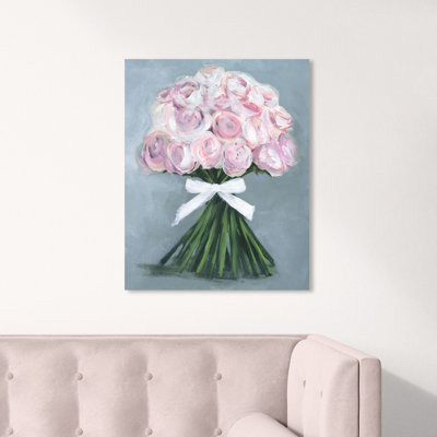 « merveilleux bouquet », peinture sur toile