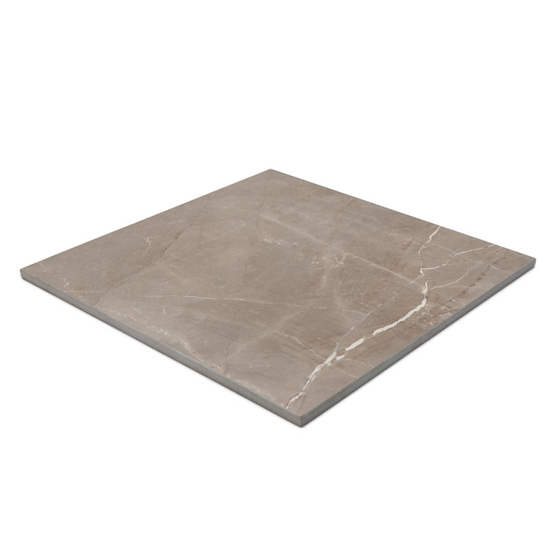 Carreau de porcelaine polie pour plancher et mur 12 po x 12 po Windsor, Bronze Amani