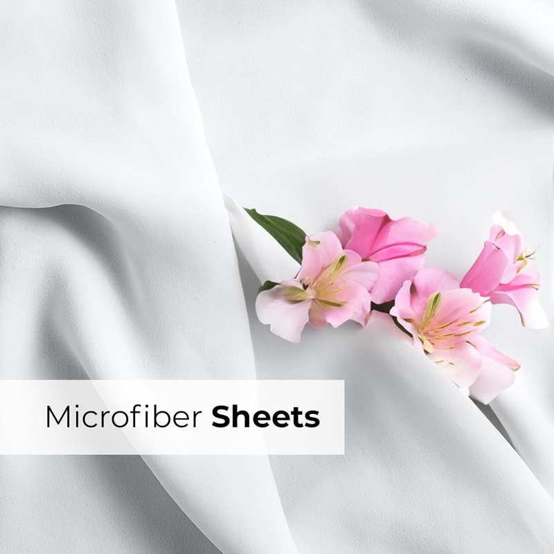 Extra Deep Pocket luxury Sheet Set - Solid Ultra Soft & Cooling Sheet Sets, King Sheet with Fitted Sheets and 2 Pillowcases