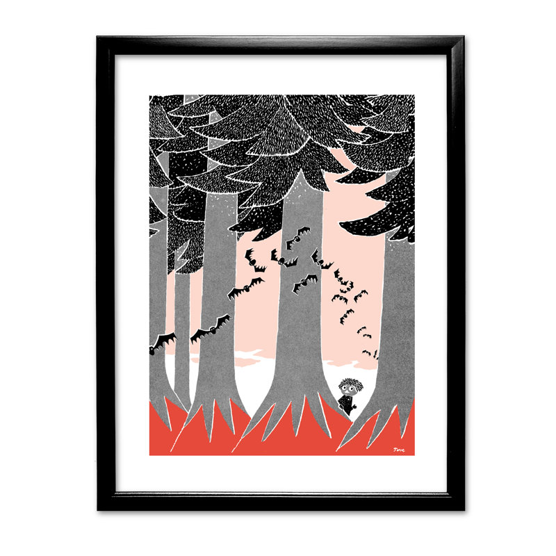Gardendale Tove Jansson - Single Picture Frame Print, Black