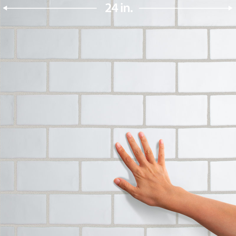 Chester 3" x 6" Ceramic Subway Tile in White