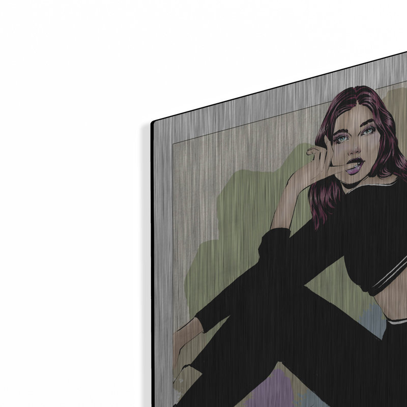 «Sitting On My Own» par TM Borenstein, H 16 po x l 12 po