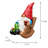7.1'' Faceless Coffee Gnome Garden Statue