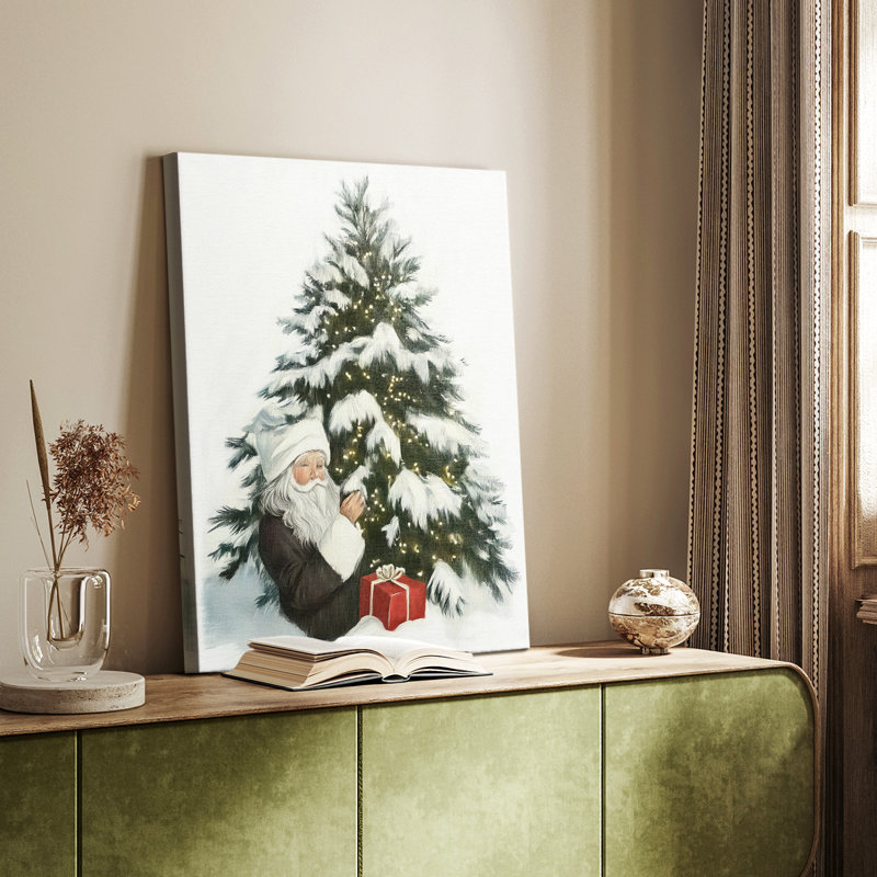 Art des Fêtes de Noël CCXLVI - galerie sur mesure Cavas, H 18 po x l 12 po