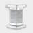 Mirrored End Table