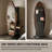 74.8"Medieval-style portable wall-mounted clothes mirror