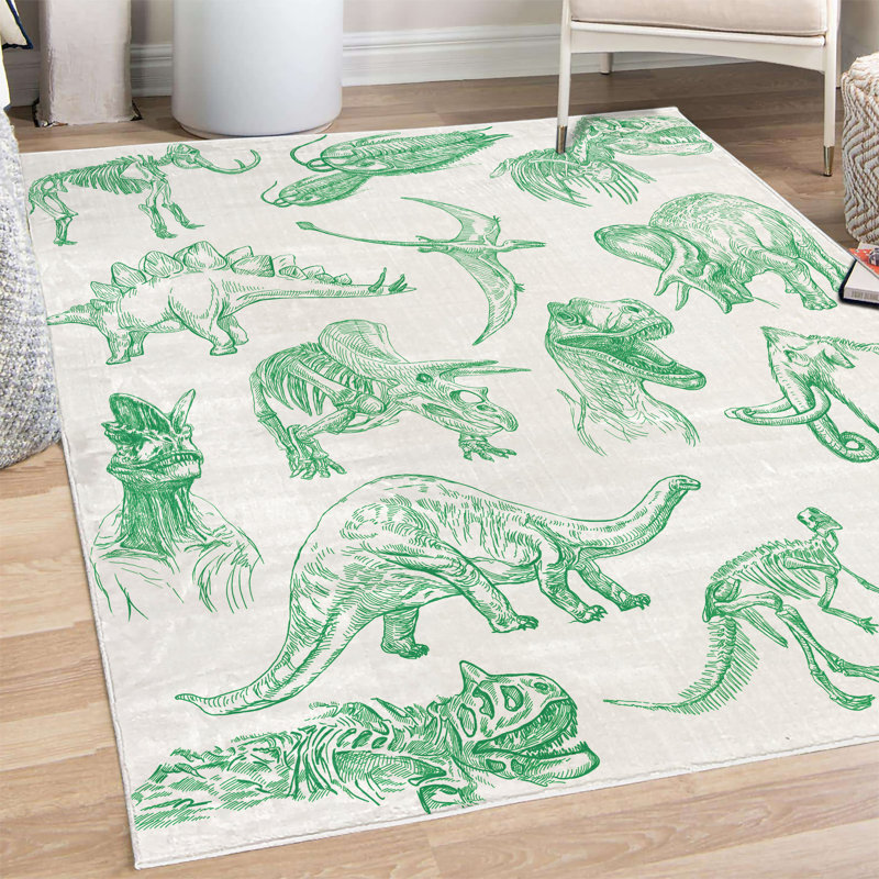 Tapis décoratif Shaftbury, Rectangle 4 pi x 5 pi 5 po