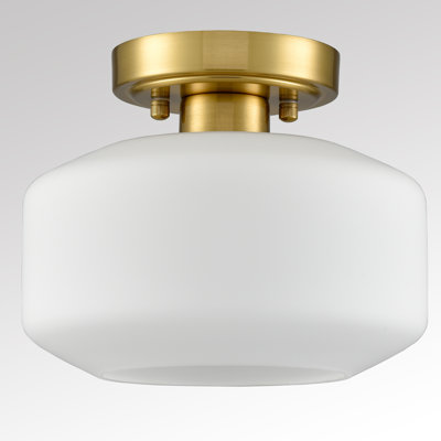Sangerville Glass Semi Flush Mount