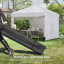 Arn 3m x 3m Metal Party Tent