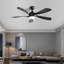 Ventilateur de plafond avec lumières DEL Refton Whisper Bloom-1253070830-1248932011