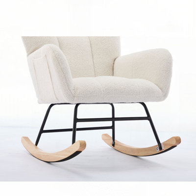 Teddy Fabric Rocking Chair