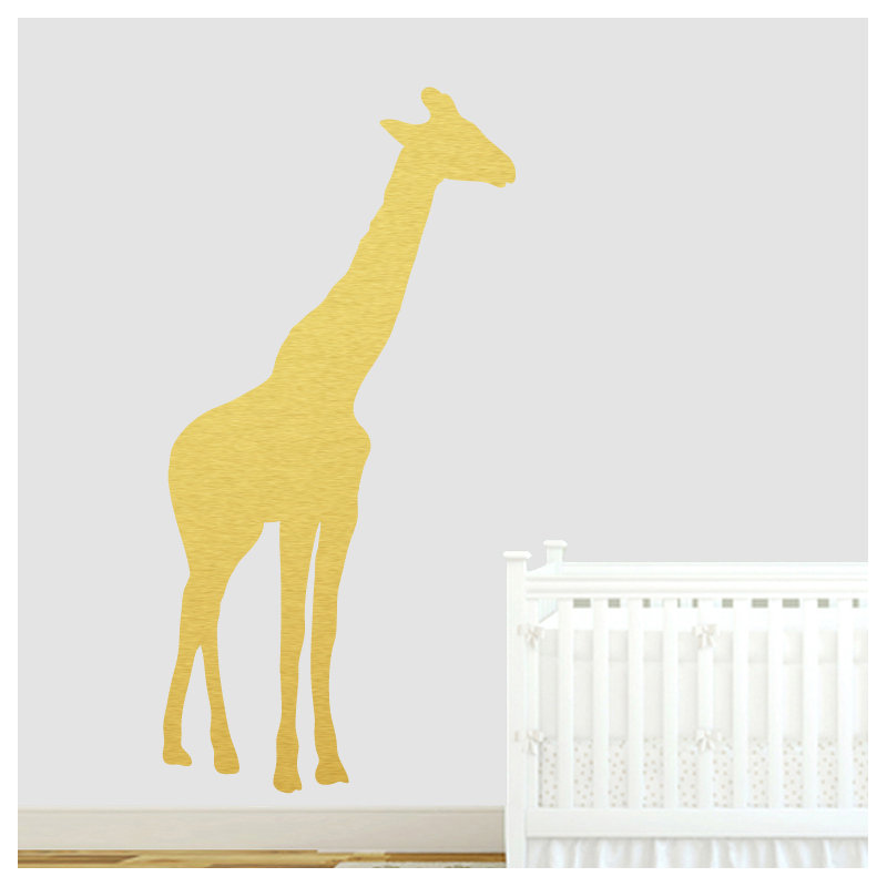 Adhésif décoratif girafe, Or