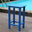 Ensembles de table de salle à manger en PEHD durable, bleu lac, pour les espaces extérieurs