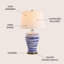 Lampe de table 29 po Kater-28209107