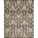 Jazz Hand Knotted Wool Area Rug in Bronze