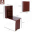 Bureau mural, bureau convertible escamotable