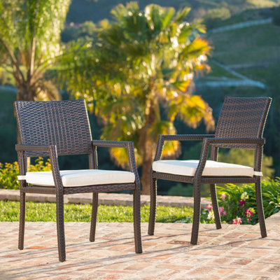 Chaise de salle à manger classique (ensemble de 2) pour salon, patio et maison