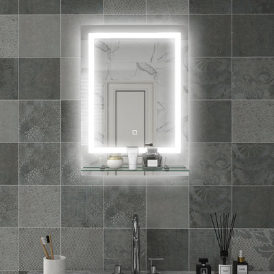 Neomi Dimmable Bathroom Mirror with LED Lights, Defogging Film