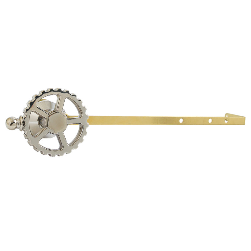 Levier de réservoir de toilette universel à fixation frontale ou latérale Kingston Brass Fuller, Nickel poli