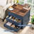 24" Wide Farmhouse Night Stand,Large End Table With 3 Drawers & Metal Handle,Dresser For Bedroom, Bed Side Table Chest Of Drawers Cabinet,Wood Nightstand For Living Room,Closet-123175608-123037896