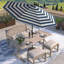Parasol de marché 9 pi Jelks-1195490866