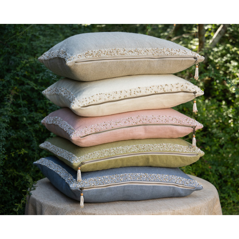 Coastal Breeze Serafina Pillow Cover & Insert, Blush