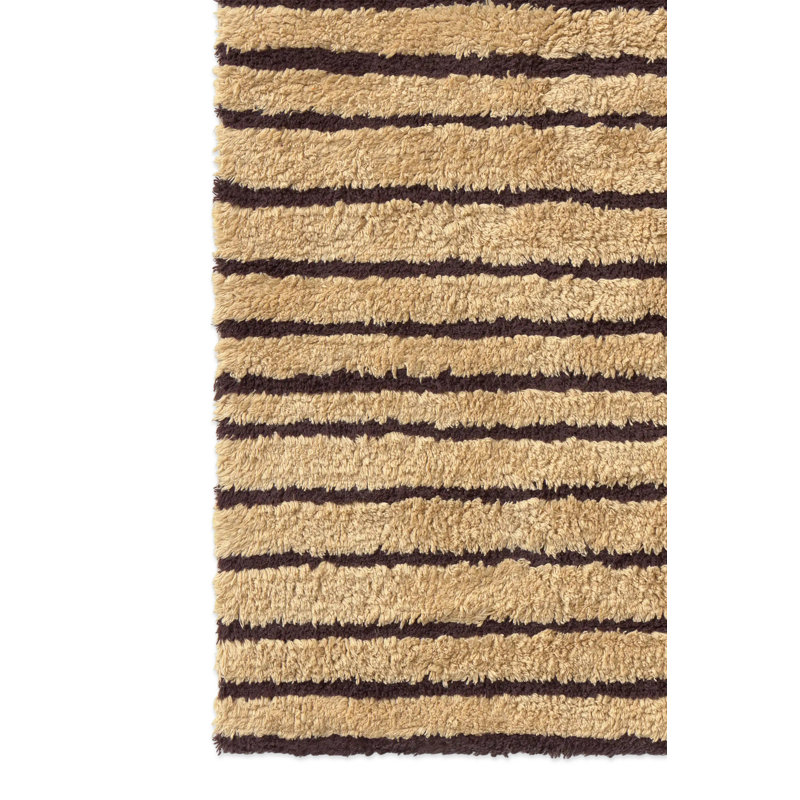 Color ON Hand Tufted Cotton Striped Area Rug