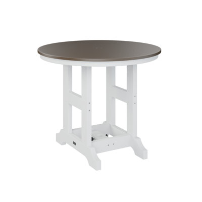 Table de salle à manger à hauteur de comptoir ronde ronde de 38 po Berlin