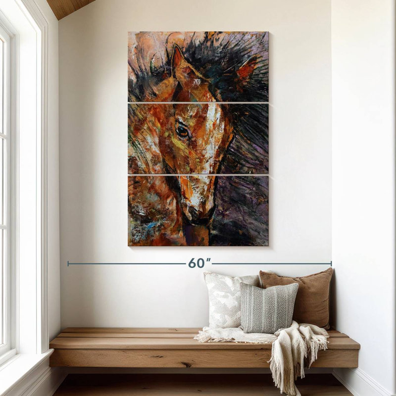 Brampt Colt Horse, 50" H x 32" W