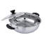 Marmite à double shabu en acier inoxydable de 11 pouces avec cloison Tayama (28 cm)