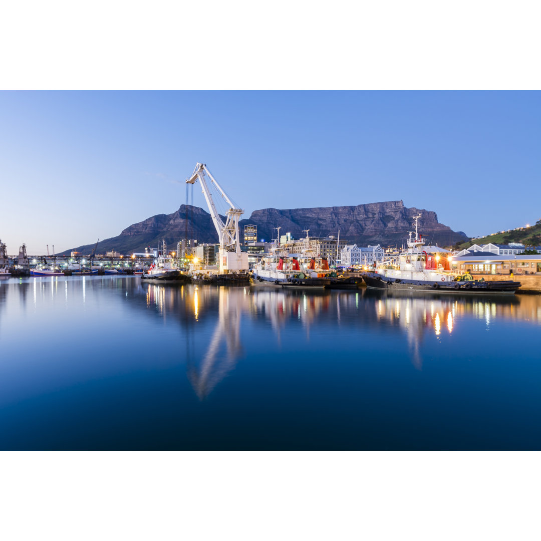 Victoria und Alfred Harbour Sonnenaufgang - Leinwandbild