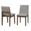 Chaise d'appoint Parisi en gris clair-1378219521