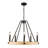 5 - Light Dimmable Wagon Wheel Chandelier