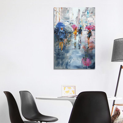 It's Raining by Igor Zhuk - Wrapped Canvas Painting