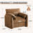 38.6" Oversized Armchair Upholstered Accent Chair For Living Room-1775625594