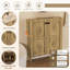 Armoire de plancher pliante 30 pouces avec évier en céramique - Installation brevetée en 1 minute, peu encombrante et facile à assembler, style américain-125514985