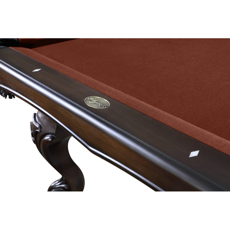 Wheaton Slate Pool Table with Professional Installation Included, Brick, No