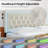 Color: Gray Bed+ Gray Nightstands 4-Drawer PU Storage 3-Piece Bedroom Set-1880304827-1896927223