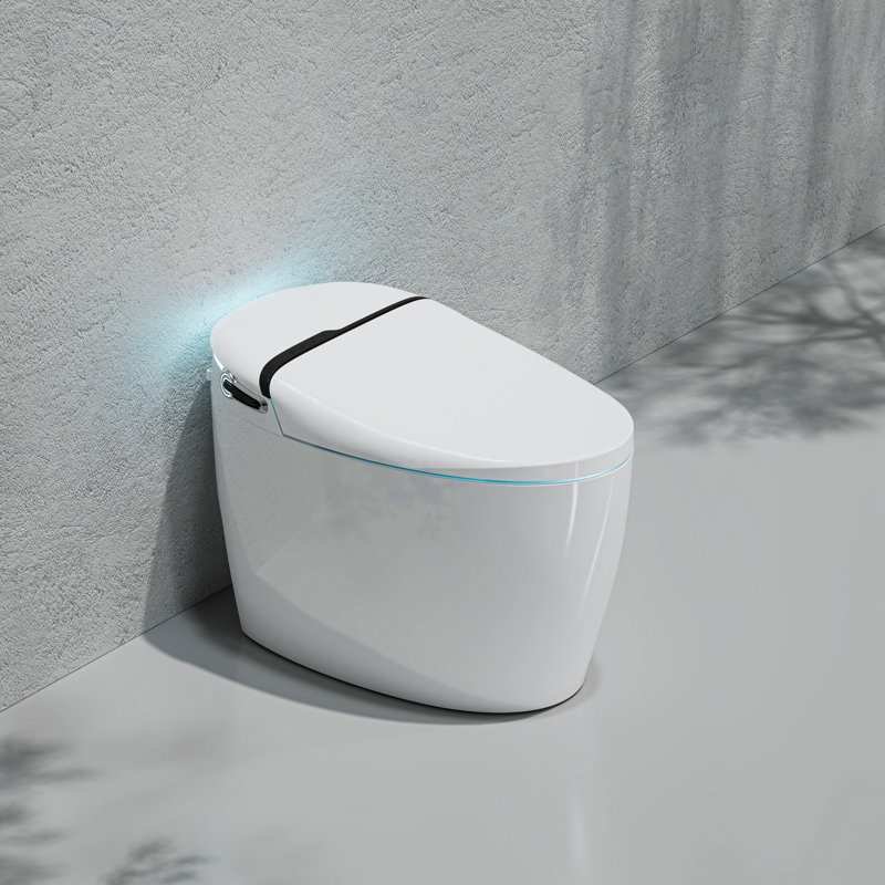 Toilette Smart Bidet avec lavage par massage, chasse d'eau automatique, siège chauffant, télécommande multifonction