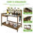 Fir Wood Potting Bench With Drawer