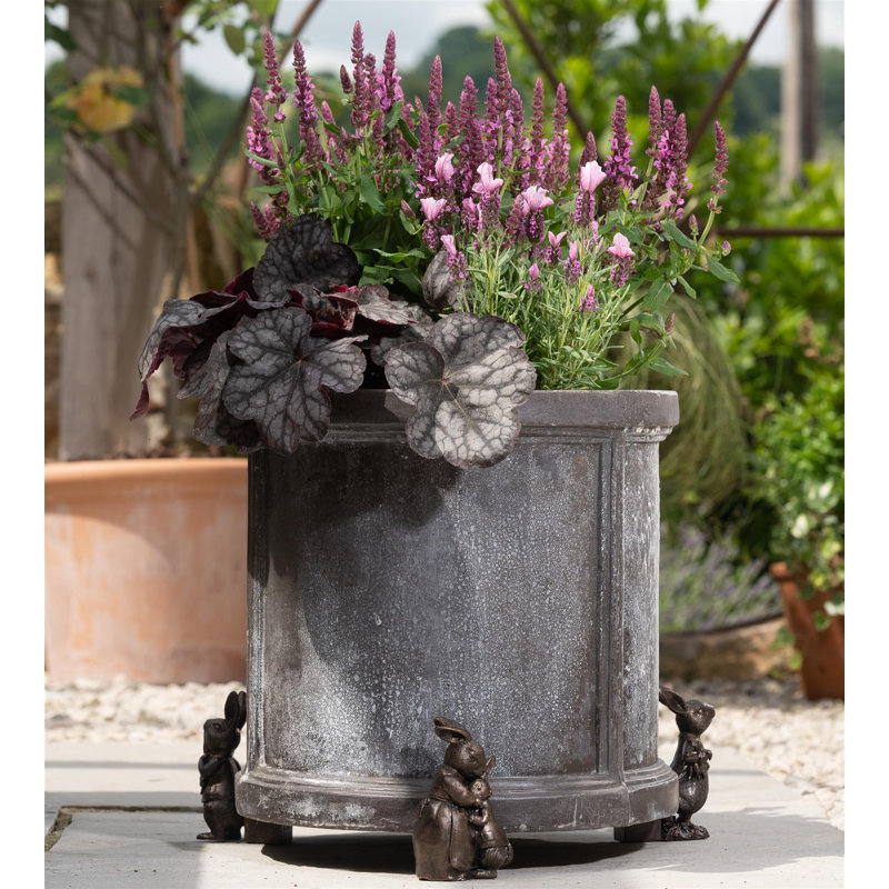Salamon Stone Weather Resistant Planter Feet, Bronze